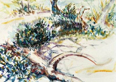 106 Aquarell o.T. (1986) 40x30cm