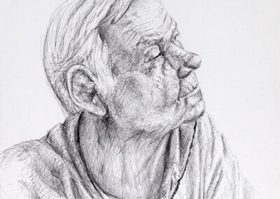 305 Bleistift-Zeichnung o.T. (1984) 38x51cm